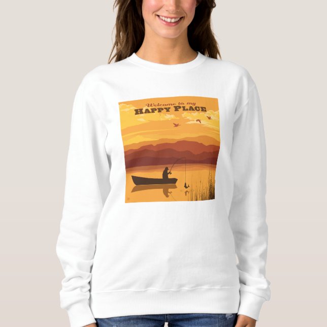 Välkommen till min Lycklig Ställe T Shirt (Framsida)