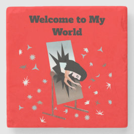 Välkommen till min World Stone-Underlägg Stenunderlägg