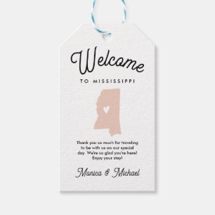 Välkommen till MISSISSIPPI Bröllop ANY FÄRG! Presentetikett
