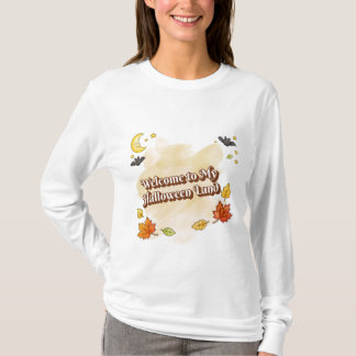 Välkommen till mitt Halloween-land - Söt höst T Shirt