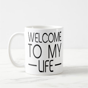 Välkommen till mitt liv - Simple Plan Lyric Music Kaffemugg
