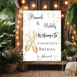 Välkommen till möhippa brunch poster