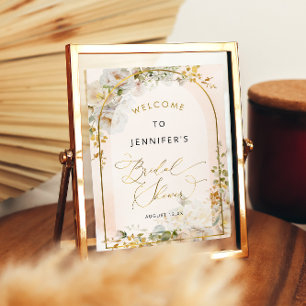 Välkommen till Möhippan blommigt Meadow Poster