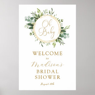 Välkommen till Möhippan Eucalyptus Greenery Poster