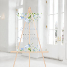 Välkommen till Möhippan Light Blue Blommigt