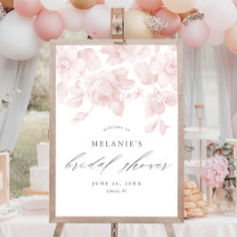 Välkommen till Möhippan Rosa i Blommigt av elegant Poster