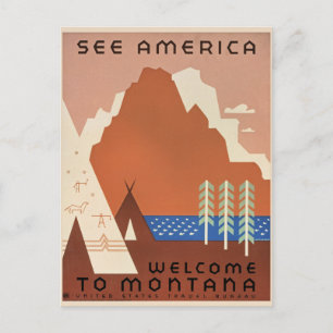 Välkommen till Montana Vykort