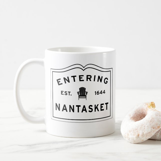 Välkommen till Nantasket Kaffemugg (Med munk)