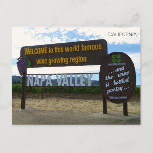 Välkommen till Napa Valley-vykort! Vykort