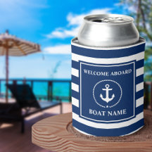 Välkommen till Nautisk ankor Rope Stripe Boat Namn