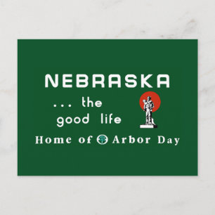 Välkommen till Nebraska - USA Road Sign Vykort