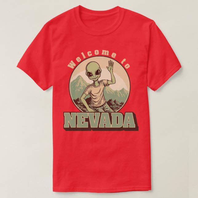 Välkommen till Nevada 1 T Shirt (Design framsida)