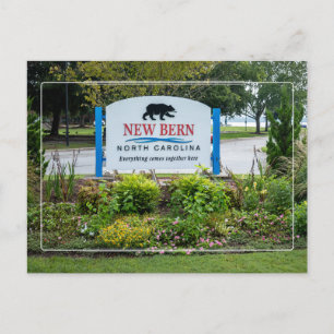 Välkommen till New Bern NC Vykort
