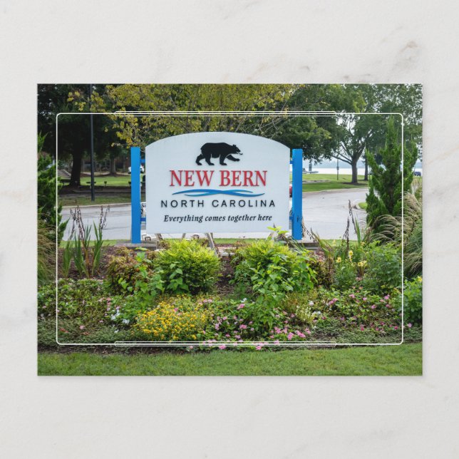 Välkommen till New Bern NC Vykort (Framsida)