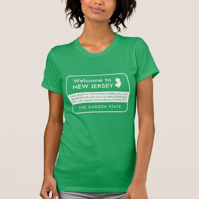 Välkommen till New jersey T-shirt (Framsida)