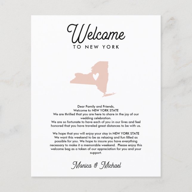 Välkommen till New York  Brev & Resplan Alla färge (Framsida)