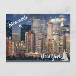 Välkommen till New York City USA vykort
