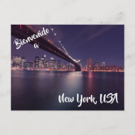 Välkommen till New York City USA vykort