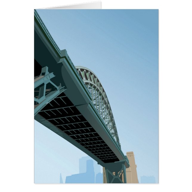 Välkommen till Newcastle Tyne Hälsningskort (Framsidan)
