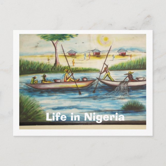 Välkommen till Nigeria Vykort (Framsida)