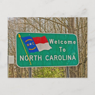 Välkommen till North Carolina Vykort
