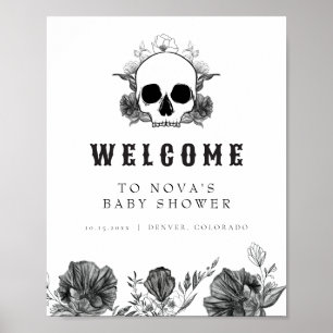 Välkommen till NOVA Gothic Skull Little Boo Baby S Poster