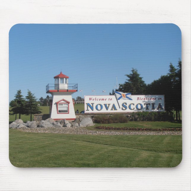 Välkommen till Nova Scotia Musmatta (Framsidan)