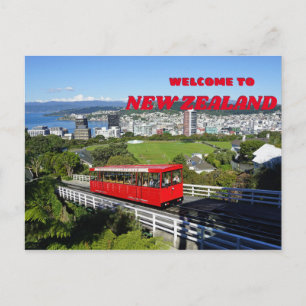 Välkommen till - Nya Zeeland - Wellington Vykort