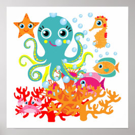 Välkommen till oceanen poster