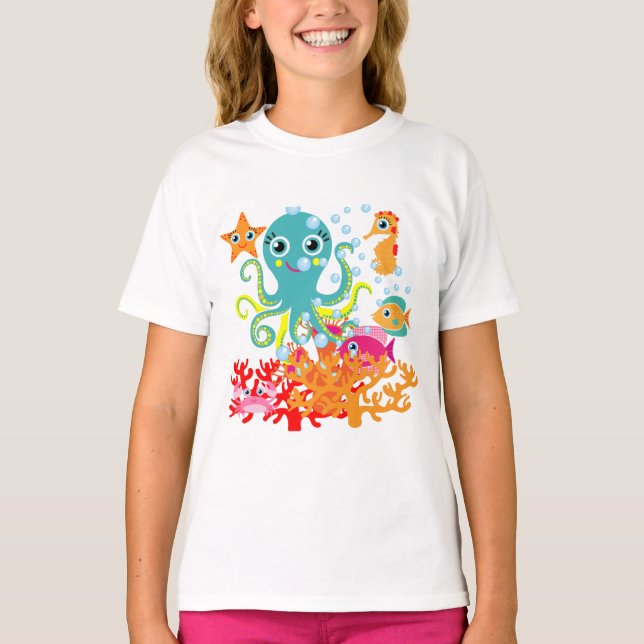 Välkommen till oceanen tee shirt (Framsida)