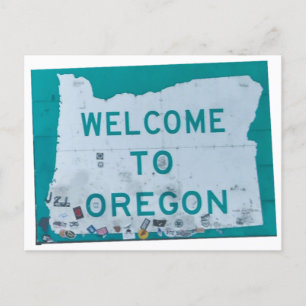 Välkommen till Oregon Vykort