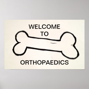 VÄLKOMMEN TILL ORTOPEDICS - poster