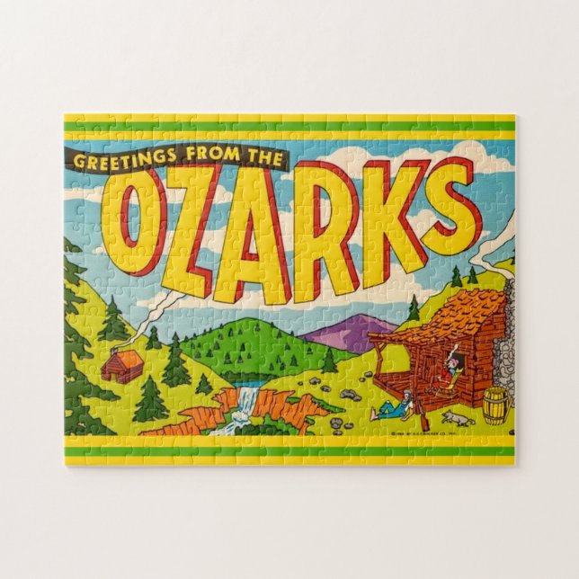 Välkommen till Ozarks 11x14 Pussel (Horisontell)