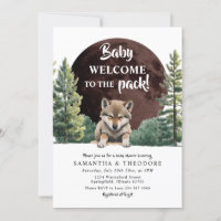 Välkommen till Packs Varg Forest Boy Baby Shower
