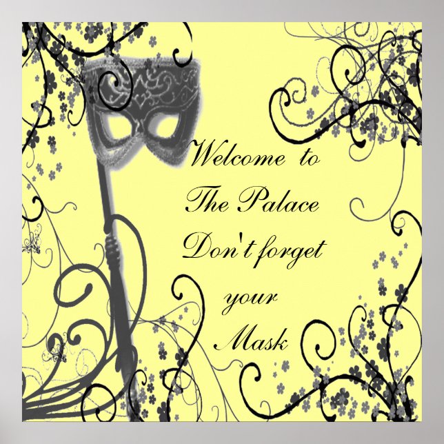 Välkommen till palatset poster (Framsidan)