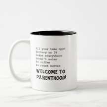 Välkommen till Parenthood Coffee Mugg
