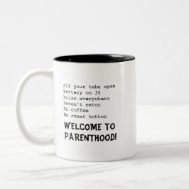 Välkommen till Parenthood Coffee Mugg