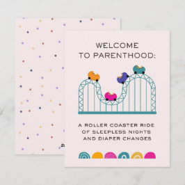 VÄLKOMMEN TILL PARENTHOOD ROLLER UNDERLÄGG JULKORT
