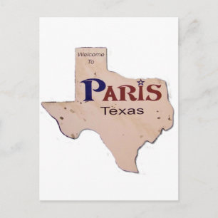Välkommen till Paris, Texas Vykort
