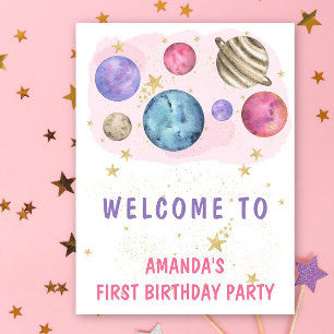 Välkommen till Party i Rosa om  av årsplan för rym Poster