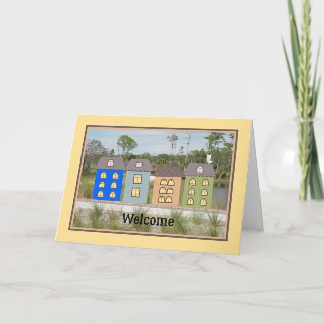 Välkommen till Party-kortets utformning i grannska Inbjudan (Framsida)