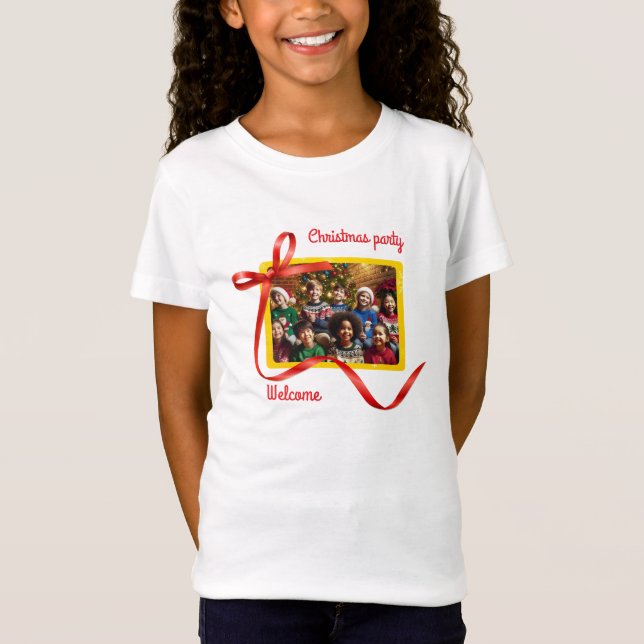 Välkommen till party t shirt (Framsida)