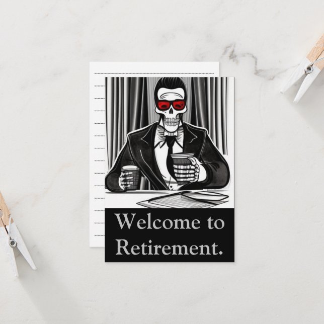 Välkommen till Pension-kortet, Funny pension-kort (Fram/Back In Situ)