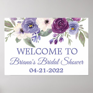 Välkommen till Periwinkle Fuchsia Möhippa Blommigt Poster