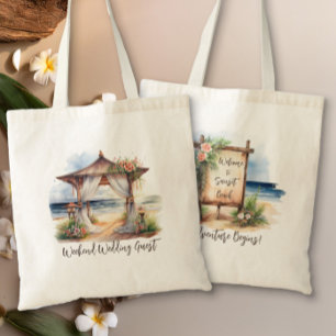 Välkommen till Personligen Helg Beach Wedding Tygkasse