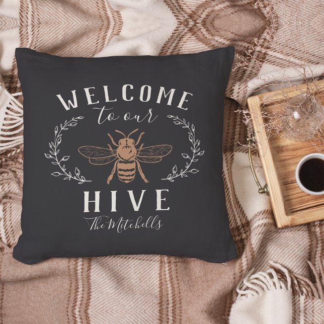 Välkommen till Personligen Hive Kudde (Skapare uppladdad)