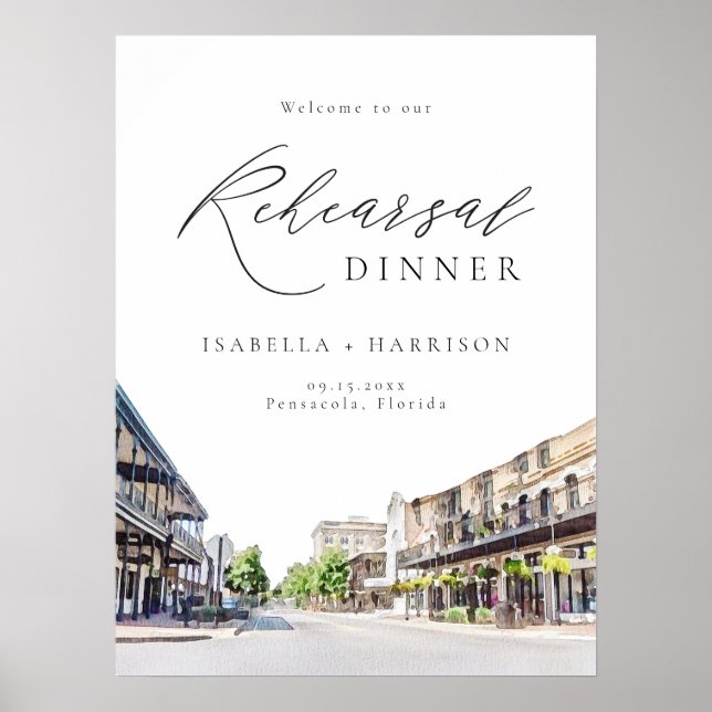 Välkommen till PHILADELPHIA Skyline Destination We Poster (Framsidan)