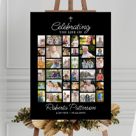 Välkommen till Photo Collage Funeral Firande of Li Poster