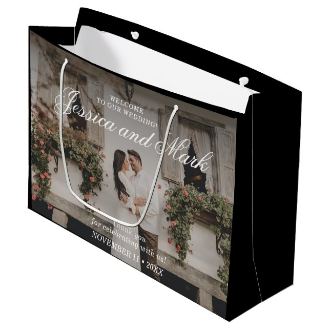 Välkommen till Photo Elegant Black Bröllop (Framsidan Vinklad)