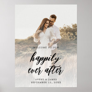 Välkommen till Photo Elegant bröllop Poster